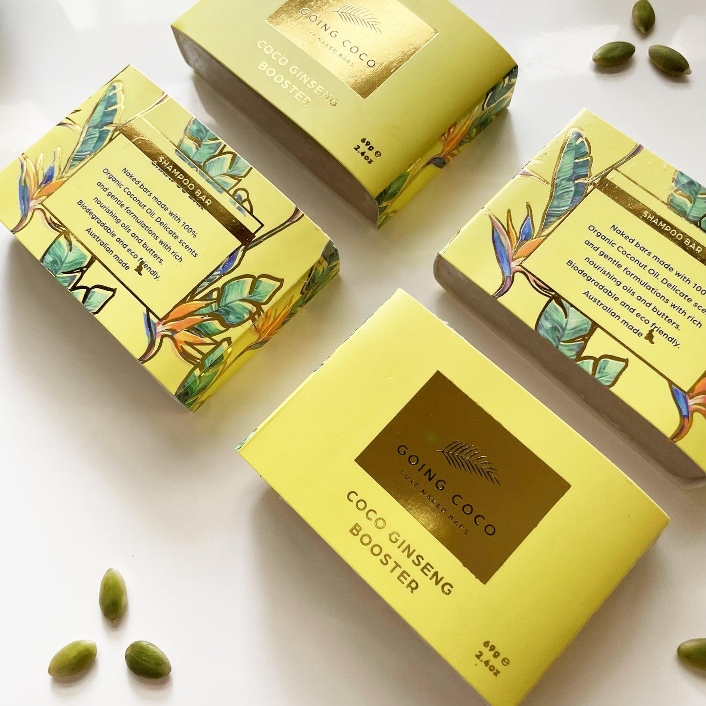 Coco GINSENG Booster Shampoo Bar - MEDIUM
