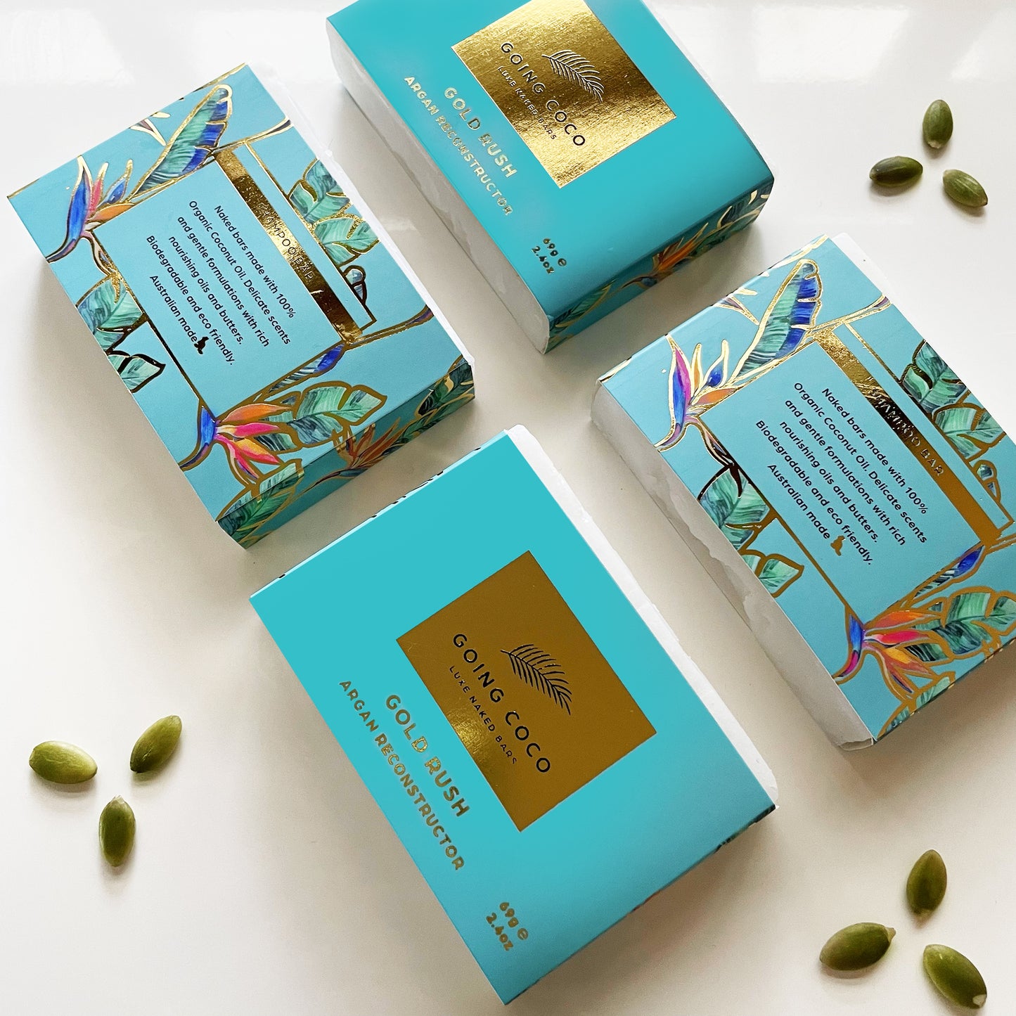 Gold Rush Argan Reconstructor Shampoo Bar - MEDIUM