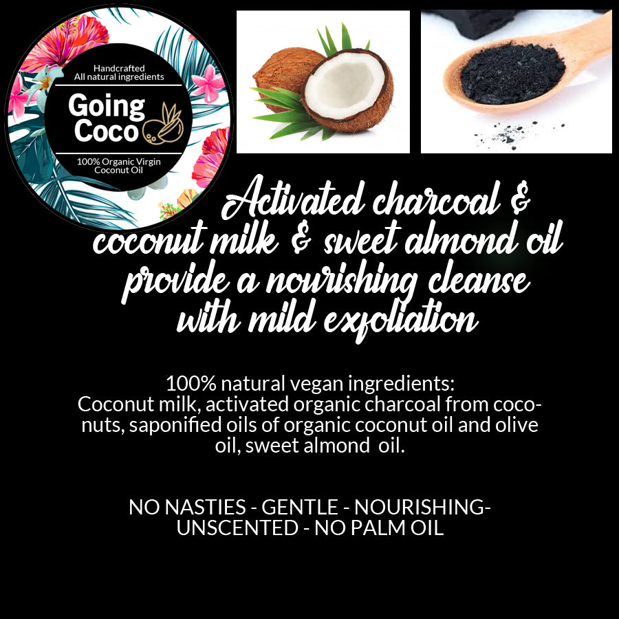 Activated Charcoal Soap Bar: Nourishing, Palm Oil-Free & Vegan